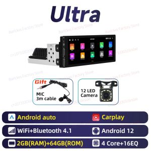 CarPlay Android Car Stereo 1 Din Head Unit for VW Volkswagen Golf Jetta 2 II MK2 1983-1992 Autoradio Navigation BT Multimedia