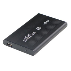 Hot Selling 2.5 Inch HDD Externo Enclosure Case Metal External Storage Box For Sata To USB 2.0 Hard Drive Disk With USB Cable