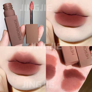DYHF HERORANGE Velvet Lipstick Matte Finish Lipstick Vibrant And Bold Lip Shades Long-lasting Lip Color That Stays Put
