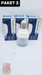 Takasimurah LEDbulb 5 Watt PAKET ISI 3 PCS Lampu Putih Cahaya Super Terang SNI E27 Bohlam LED 5 WATT Takasimurah Paket isi 3 pcs