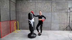 Bao Cát Võ Thuật - Trụ Hơi Đấm Bốc Phản Xạ Phiên Bản 3.0 - Bao Đấm Boxing Tập Võ Tự Đứng Lắc Lư
