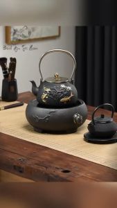 Bếp Điện Hồng Ngoại Đun Ấm Tetsubin – Vỏ Đúc Gang Thủ Công