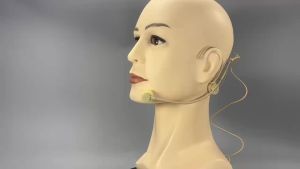 Tai Nghe Có Thể Gập Lại Đeo Đầu Micro Tụ Điện Đơn Hướng Có Dây 3Pin/4Pin TA4F 3.5mm Dành Cho Shure Sennheiser AKG Wireless Bodypack