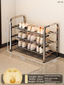 JIAJIESHI | Stainless Steel Home Shoe Rack