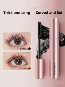 MONLEYTA | Waterproof Mascara For Women Natural Look Volumizing Curling Long-lasting No Smudging Fine Brush Head Official Authentic