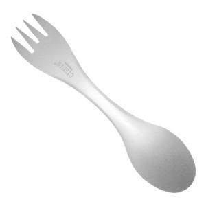 CIEUIS | Portable Titanium Camping Cutlery Fork Spoon