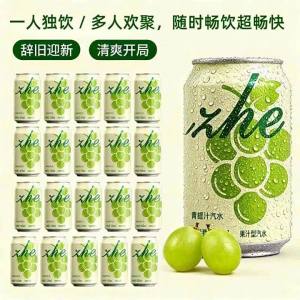 Nước Suối Có Gas Hương Nho Thanh Lịch