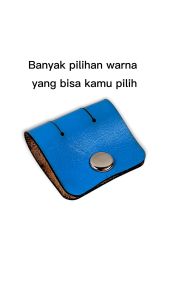 Leather Clip Cable Organizer/ Klip Kabel/ Headset/ Charger Kulit Asli
