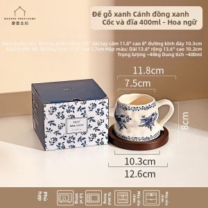MODERN SWEETHOME | Tách Sứ Hàng Ngày kèm Đế Lót