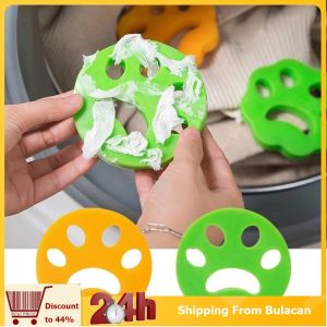5pcs Reusable Washing Machine Clothes Hair Removal Pad Cat Dog Hair Fur Catcher Laundry Cleaning