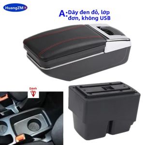 Hộp Để Tay Ford Fiesta MK7 Phụ Kiện Trang Trí Nội Thất Ô Tô Bằng Da/nhựa ABS Dành Cho Các Mẫu Xe Năm 2009-2017
