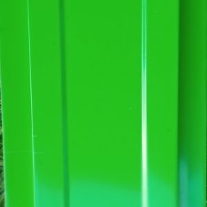 รั้วระแนงเมทัลชีท หน้ากว้าง 10 เซนติเมตรยาว 1 เมตร หนา0.35มิล รั้วบ้าน รั้วเมทัลชีท ระแนงเมทัลชีท