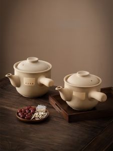 Traditional Chinese Medicine Cooking Pot Unglazed Clay Soup Pot Home Use Medicinal Soup Making Special Sand Pot Drug Pota