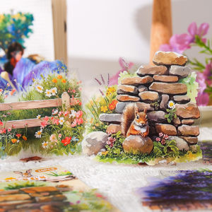 Secret Garden Themed Waterproof Adhesive Stickers Vintage Vine Plants Floral INS Style Scrapbooking Materials PET Waterproof Decal