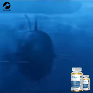 Kexinsh Fish Oil Capsules OMEGA-3 Rich In DHA And EPA Improve Bad Mood Relieve Stress Strengthen Brain Improve Intelligence