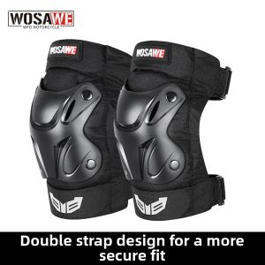 WOSAWE | Wosave Motorcycle Elbow And Knee Pads Protective Gear For Motorbike Travel Sports Anti-Fall Warmth Windproof Off-Road Equipment