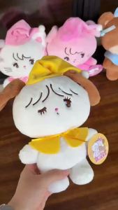 Bandai | 25cm Kawaii Mikko Magic Hat Series Plush Doll Toys Anime Figures Mikko Mousse Latte Cammy Souffle Stuffed Pillow Birthday Gifts
