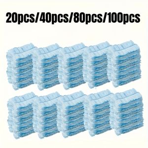 20/100pcs Disposable Duster Refills Handle Not Included Electrostatic Duster Cloths Effortless Dust Removal For Furniture Blinds