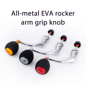 1Pc Medium/Large Foldable Hexagon Fishing Reel Handle Fit 2000-6000 Knob EVA Grip Spinning Reel Fittings