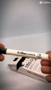 Artline Supreme Whiteboard Marker 1.5mm | Black Ink | Smooth Writing | School & Office Use | Japan Quality