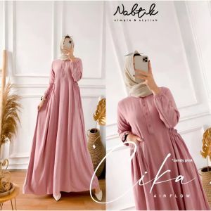 Gamis Cika Cringkel air flow