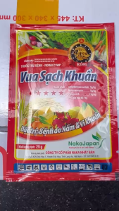50 Gói VUA SẠCH KHUẨN 25gr HỖ TRỢ QUẢN LÝ BỆNH DO NẤM & VI KHUẨN GÂY HẠI TRÊN LÚA CÂY ĂN TRÁI