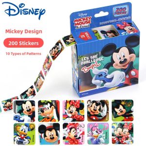 Peppa Pig Stickers Roll Childrens Cartoon Stickers Educational Cup Decals Boys Girls 3-6 Years Old Reward Sticker Book