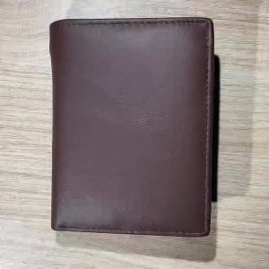 Ví Da Nam Chính Hãng RFID Chống Trộm Dây Kéo Ví Đựng Thẻ Kinh Doanh Dọc Túi Đựng Tiền Có Túi Bên Trong