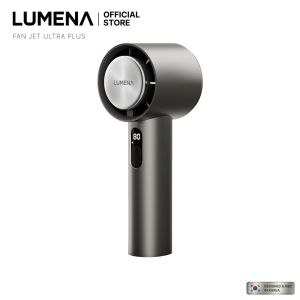 [LUMENA] FAN JET ULTRA PLUS Portable Mini Fan | Built-in Ice Cooling Pad | 10-Speed Strong Turbo Wind | Samsung Rechargeable Battery