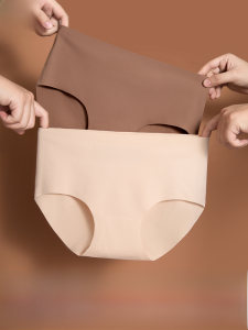 Miiow | Antibacterial Ice Silk Seamless Yoga Fitness Briefs For Women Comfortable Anti Exposed Sport Triangle Shorts Underwear