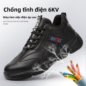 DREBO | Giày Bảo Hộ Lao Động Nam Mũi Thép Chống Va Đập & Chống Đâm Xuyên