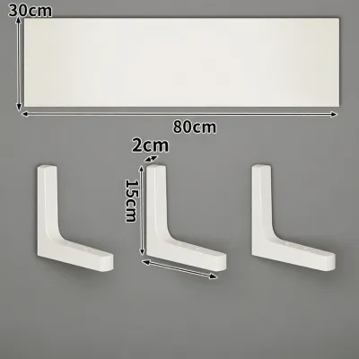 Hanging Storage Shelf Wall Mounted One-Panel Unpainted