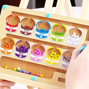 Trẻ em từ kỹ thuật số đi bộ mê cung đồ chơi tập trung đào tạo đồ chơi câu đố