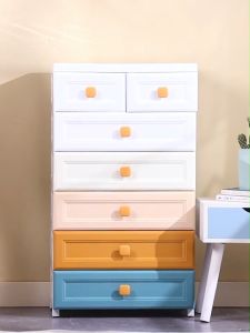 3/5/7 Tier Plastic Cabinet - European Design / Plastic Drawer / Storage Cabinet