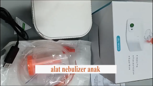 BERGARANSI TaffOmicron Alat Terapi uap Pernapasan anak dewasa sesak nafas asma Inhaler Nebulizer