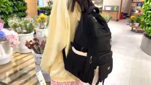 กระเป๋าเป้สะพายหลัง กระเป๋านักเรียน จุของได้เยอะ สไตล์เกาหลี และญี่ปุ่น สําหรับผู้หญิง