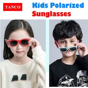 TANCO 1806N แว่นกันแดดสำหรับเด็กกรอบซิลิโคนโพลาไรซ์ป้องกันแสงสะท้อนป้องกันรังสียูวี