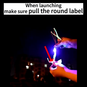 YMJR Mainan Ketapel Led Baling Baling Ketapel Menyala Kincil Angin Mainan Anak Ketapel Baling Baling Led Slepetan Kitiran Led Flash Lampu led Ketapel Teleskopik Panjang / Mainan Anak Laki