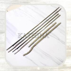 Paket Lis Kaca Samping Belakang Mobil Avanza Lama 2004-2011 List Kaca Chrome