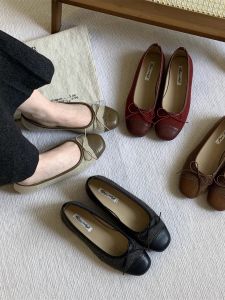 Dép Baler Pháp Phong Cách Retro Đeo Dễ Dàng Cho Phụ Nữ