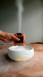 10000mAh Multifunctional Portable Waist Clip Fan Hanging Neck Fan 5 Speed Adjustable Low Noise Strong Wind with Powerbank and LED Light Up to 40H Cooling Suitable for Outdoor Camping Trip