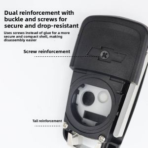 BONINGYU | Applicable Car Key Shell for Chevrolet SAIL 3 2015-2018