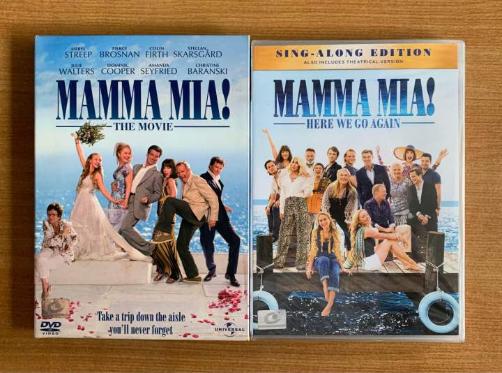 (ขายรวม) DVD : Mamma Mia! ภาค 1 + 2 Meryl Streep / Pierce Brosnan ...