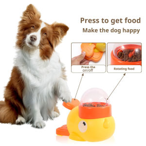Pet country Non-electric Dog Feeder Interactive Dog Puzzle Feeder with Cute Duck Design for Mental Enrichment and Training Pet Food Treat Dispenser for Smart Dogs