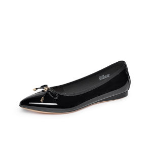 Reemoor | New Bow Pointed Flat Toe Ladies Shoes