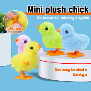 Cute Plush Chicken Wind Up Chicken Kids Educational Toy Clockwork Jumping Walking Chicks Kids Boys Girls Toy Gifts Mainan Budak