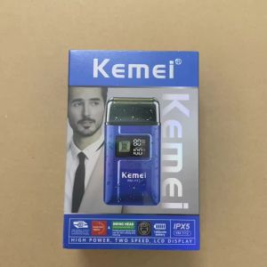 Kemei | Kemei KM-1112 USB Charging IPX5 Waterproof Shaver 2 In1 Mens Rechargeable Electric Beard Razor Floating Forward Shaving Machine