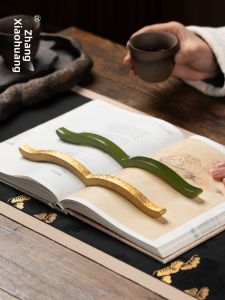 ZHANGXIAOFENG | Bronze Solid Paperweight Pen Rest Book Weight Calligraphy Tool