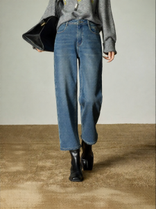 Toyouth | Quần Jeans Đùi Dài 9 Phân Dáng Thẳng Phù Hợp Người Bé