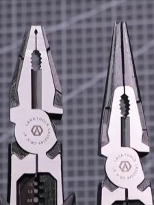 LAOA | LAOA Multifunction Combination Pliers 9 Inch CR-V Needle Nose Pliers Eccentric Force-saving Nippers Wire Cutting Stripping